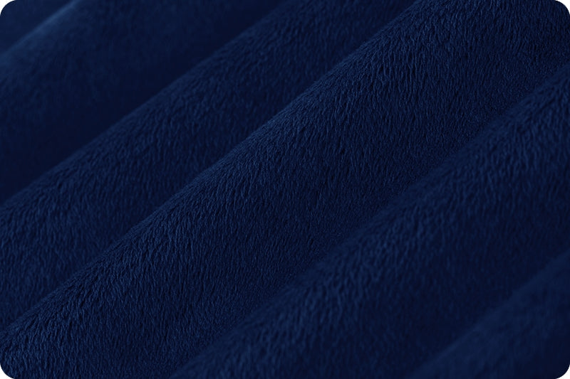 Navy Cuddle 3 58/60" Solid Minky Fabric Per Yard