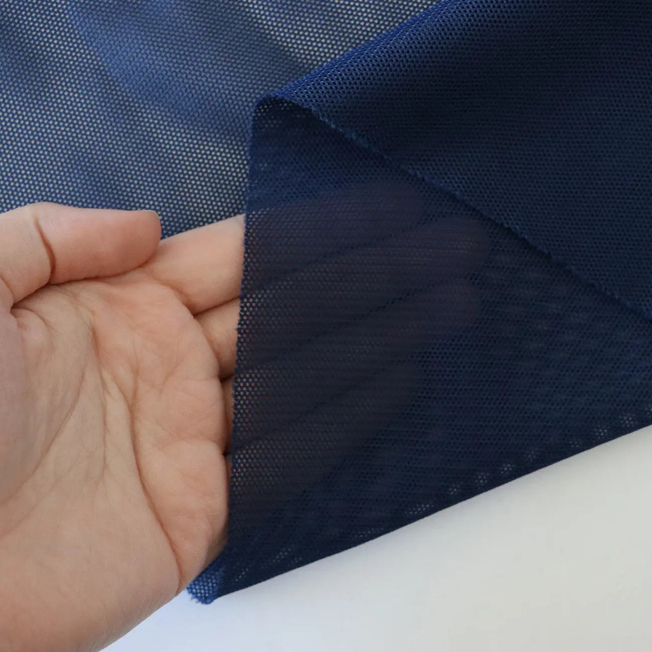 Navy Fine Mesh 1/2yd