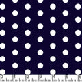 Navy Little Dot 45" wide Fabric per yard