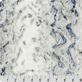 Navy Luxe Cuddle Snowy Owl 58/60" Fabric per yard