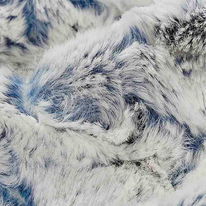Navy Luxe Cuddle Snowy Owl 58/60" Fabric per yard