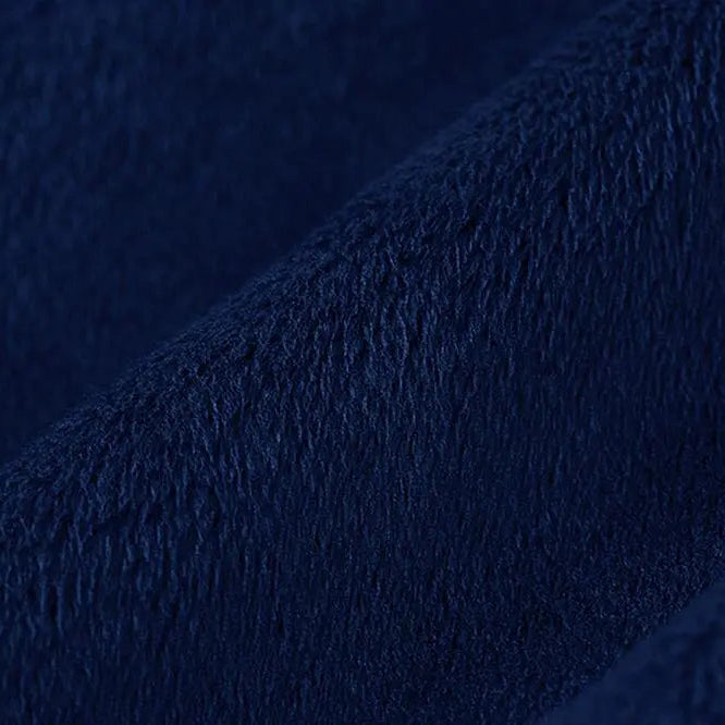 Navy Solid Cuddle 3 58/60" Fabric per yard