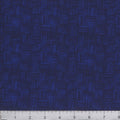 Navy Wicker 45" Wide Cotton Fabric Per Yard