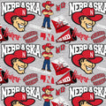 Nebraska Cornhuskers - Mascot 44"/45" Fabric per yard