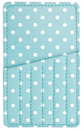 Needle Carry Card Aqua Polka Dot