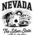 Nevada Black and White Fabric Panel