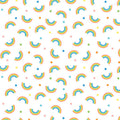 Noah's Journey - Little Rainbows - White 44" / 45" Fabric Per Yard