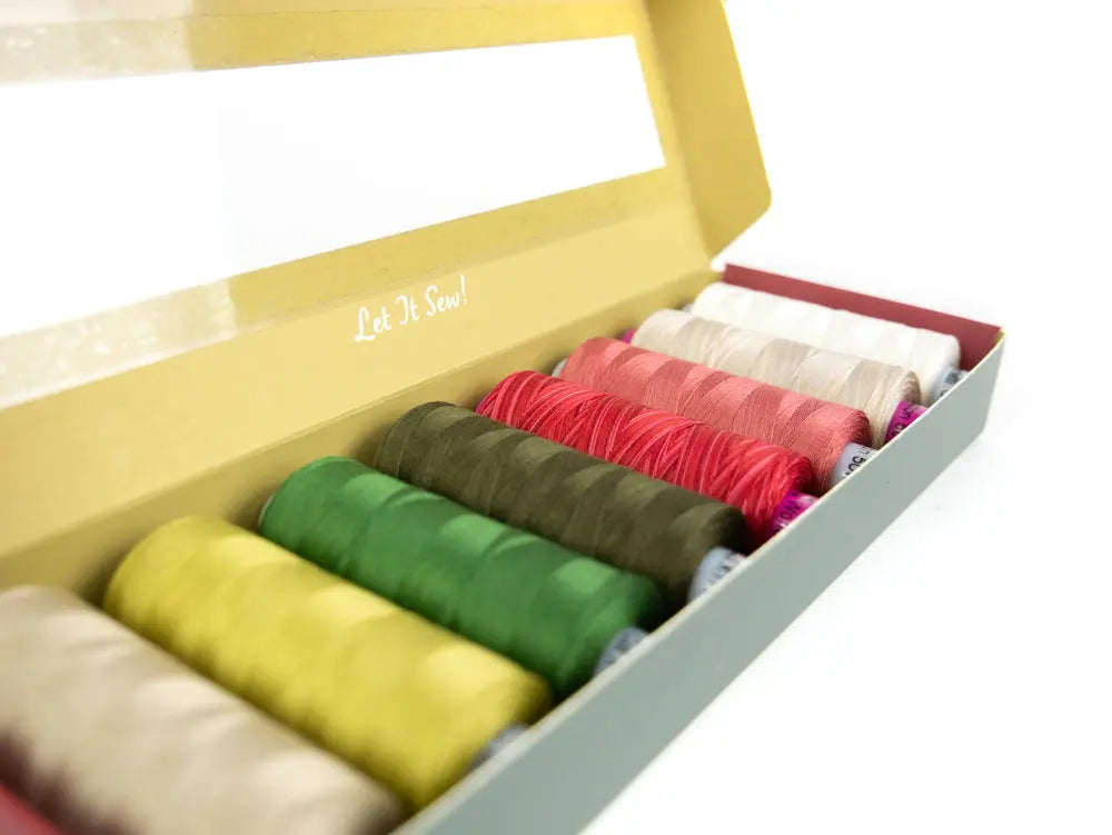 Noelle’s Festive Carols  by Edyta Sitar - Egyptian Cotton Thread Pack