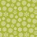 Nordic Cabin - Snowflakes - Lime 44" / 45" Fabric Per Yard