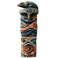 Nordic Totems Fabric Panel 3