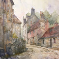 Normandy Travel Art Fabric Panel 17