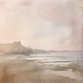 Normandy Travel Art Fabric Panel 2