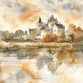 Normandy Travel Art Fabric Panel 20