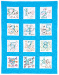 Numbers 1,2,3 Nursery Quilt Blocks