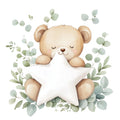Nursery Teddy Bear Fabric Panel 10