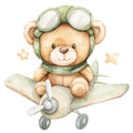 Nursery Teddy Bear Fabric Panel 13