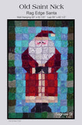 Old Saint Nick Rag Edge Santa
