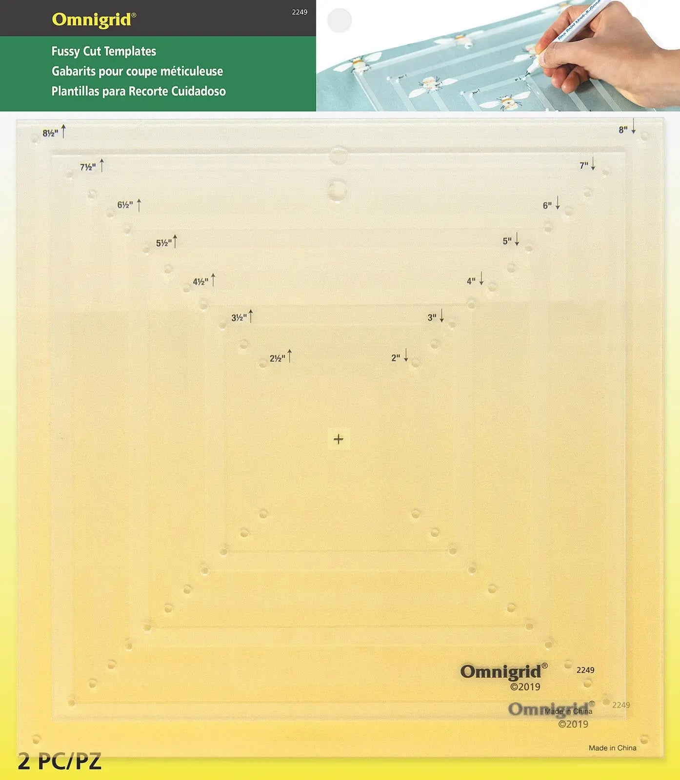Omnigrid Fussy Cut Templates