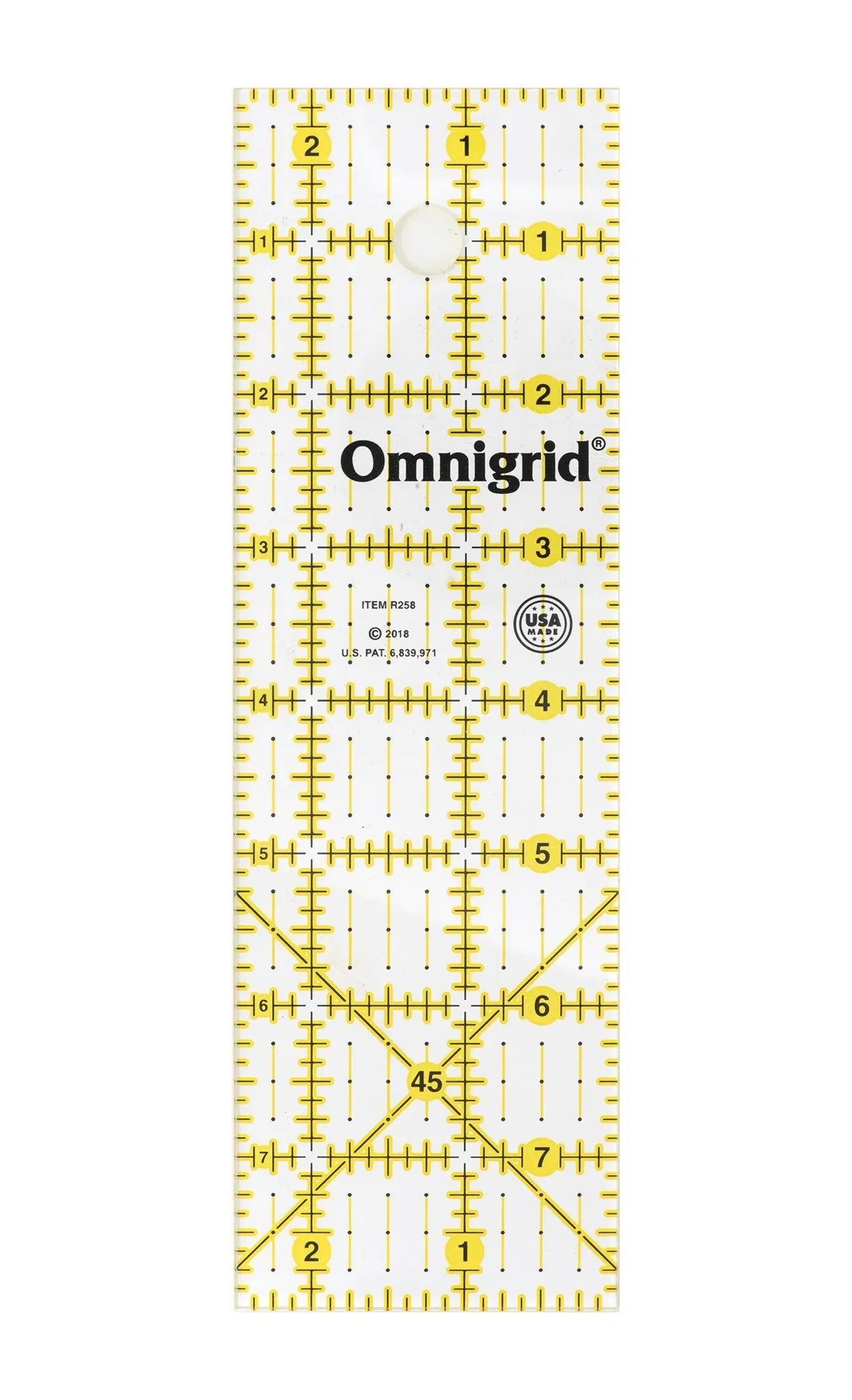 Omnigrid Ruler 2-1/2in x 8in