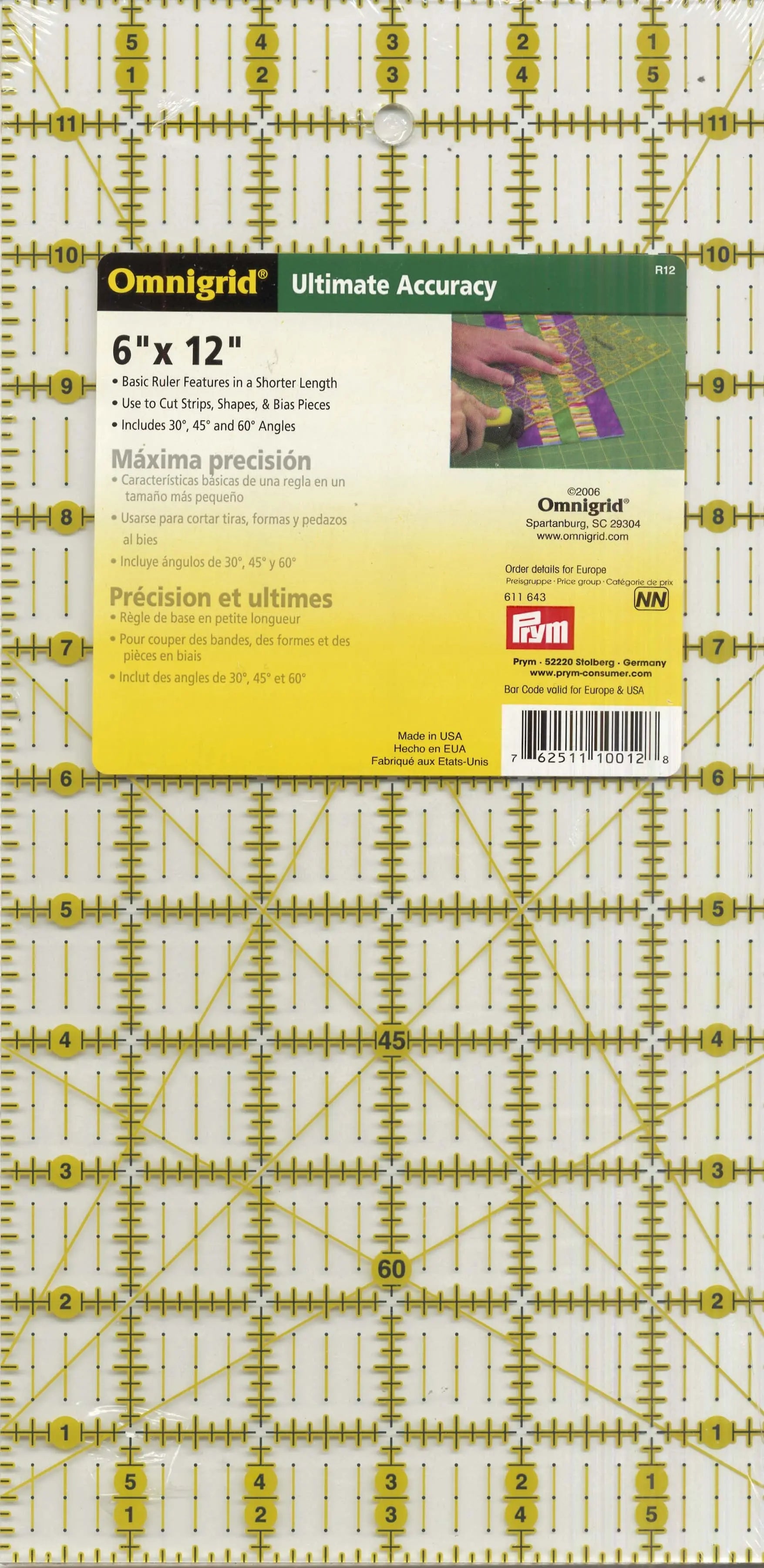 Omnigrid Ruler 6in x 12in