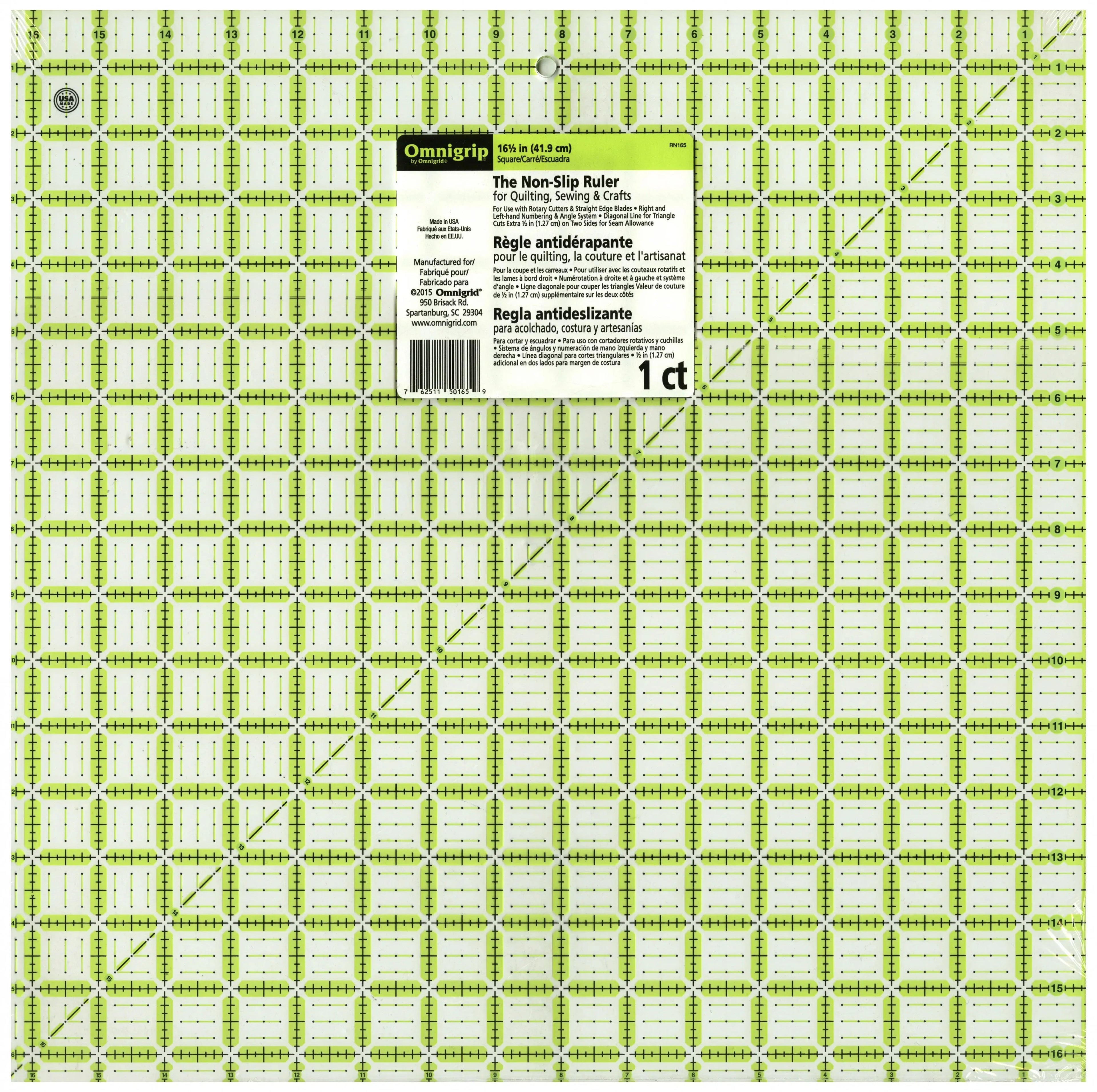 Omnigrip 16 1 2 Inch Square Ruler