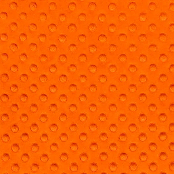 Orange Cuddle Dimple 58/60" Fabric per yard