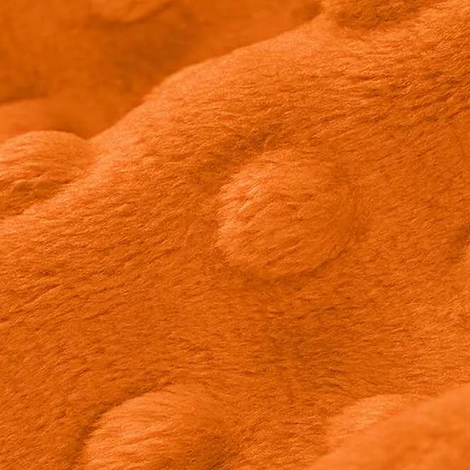 Orange Cuddle Dimple 58/60" Fabric per yard