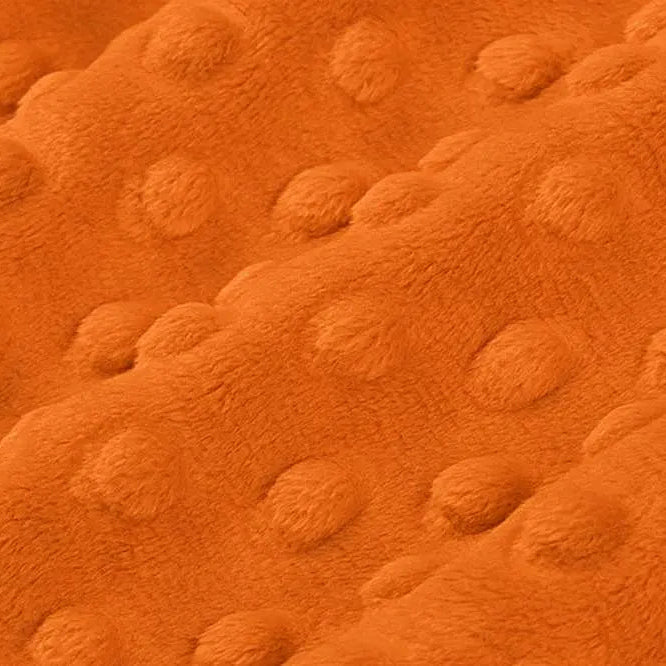 Orange Cuddle Dimple 58/60" Fabric per yard