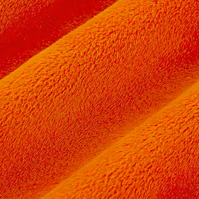Orange Solid Cuddle 3 58/60" Fabric per yard