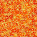 Orange Spiderwebs Witchypoo Cotton 44"/45" Fabric Per Yard