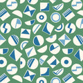 Orchard Deco - Bop - Green 44" / 45" Fabric Per Yard