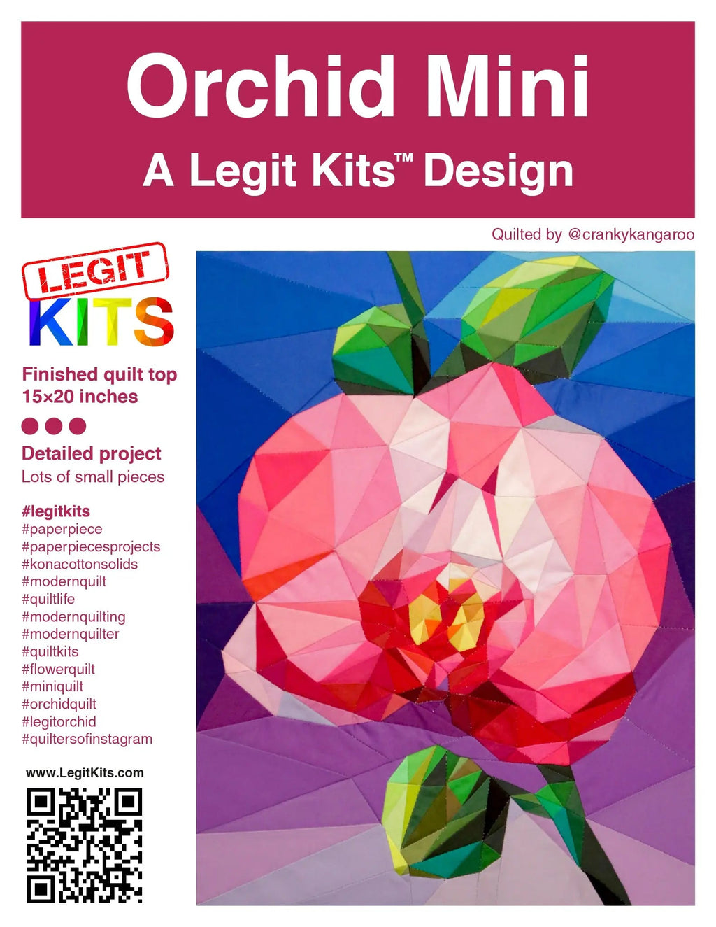 Orchid Mini Quilt Kit