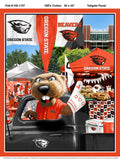 Oregon State Beavers - Tailgate Panel 44"/45" Fabric per yard