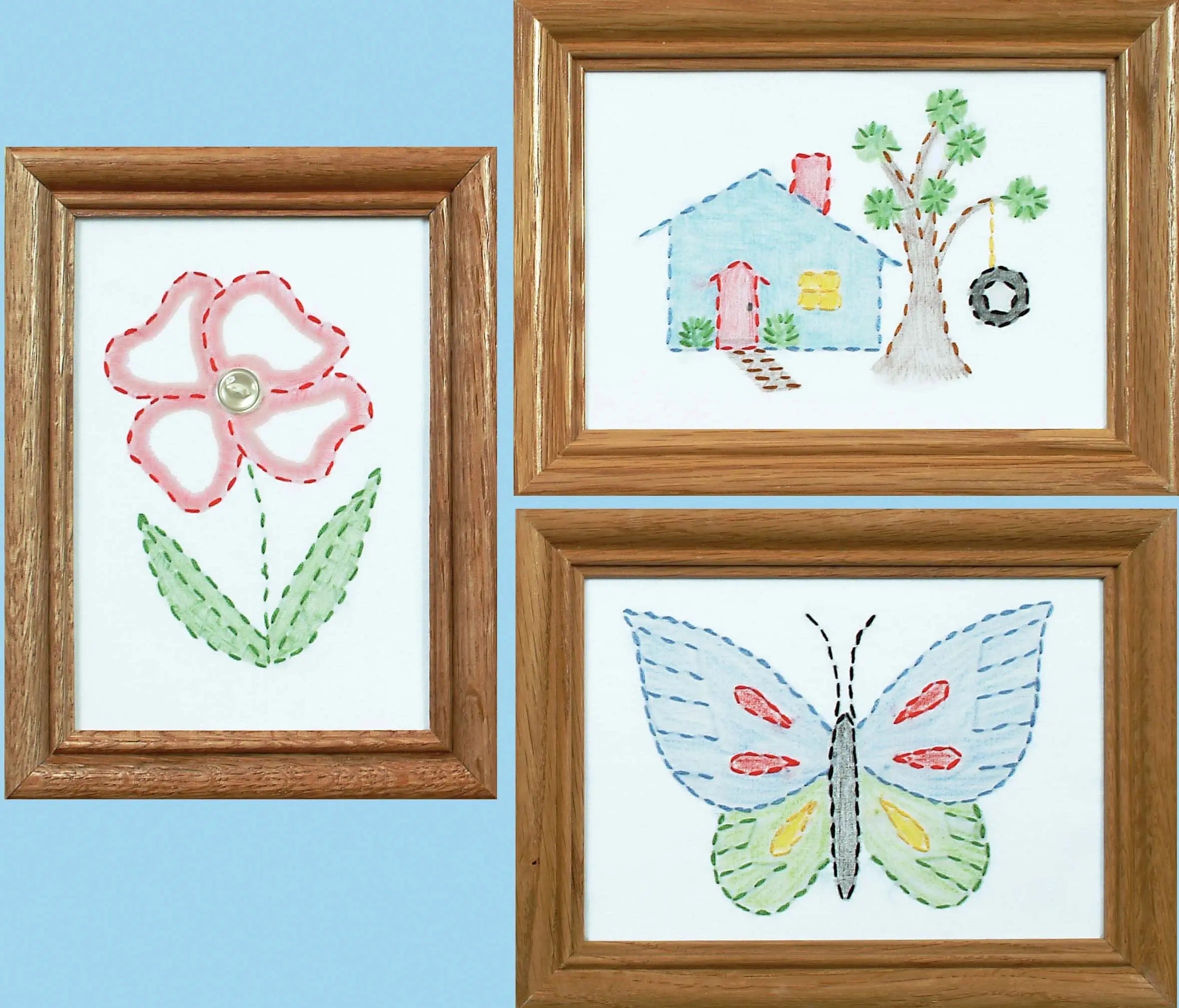 Outside Fun Beginner Embroidery Kits