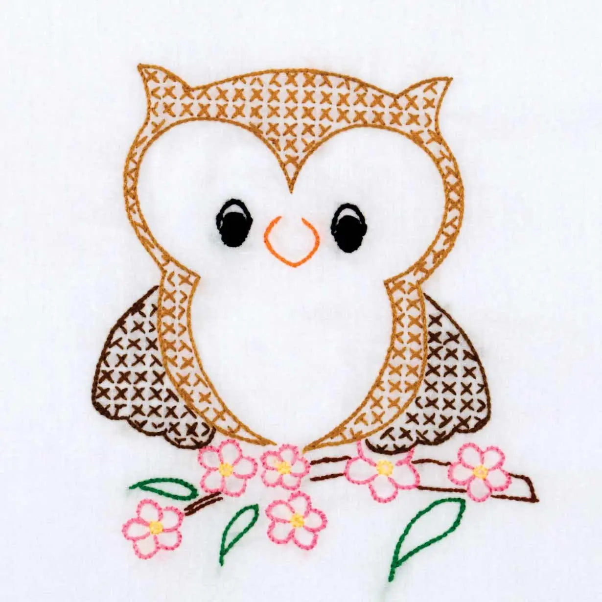 Owl On Branch 9in Quilt Blocks