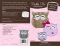 Owl Softies Design In the Hoop Machine Embroidery Design Set