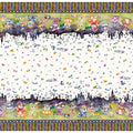 Halloween Scene Double Border Multi Cotton 44"/45" Fabric Per Yard
