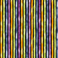 Spooky Stripe Multi Cotton 44"/45" Fabric Per Yard