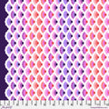 Aquatic Lace - Ultraviolet Floral Reef Tula Pink Fabric Per Yard