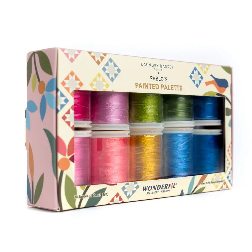 Pablo’s Painted Palette by Edyta Sitar - Rayon Thread Pack