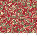Packed Floral Multi Red Manoir Antiques Road Show 44"/45" Cotton Fabric Per Yard