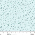 Pale Blue Mini Wild Flowers Layla 44"/45" Cotton Fabric per Yard