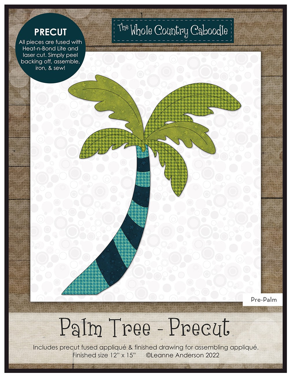 Palm Tree Precut Fused Applique Pack