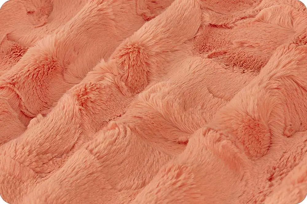 Papaya Luxe Cuddle Hide 58/60" Fabric per yard