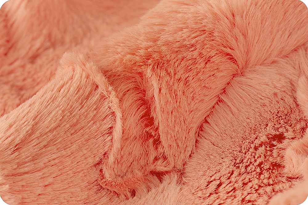 Papaya Luxe Cuddle Hide 58/60" Fabric per yard