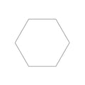 Paper Pack Hexagon 2-1/2in 300pc