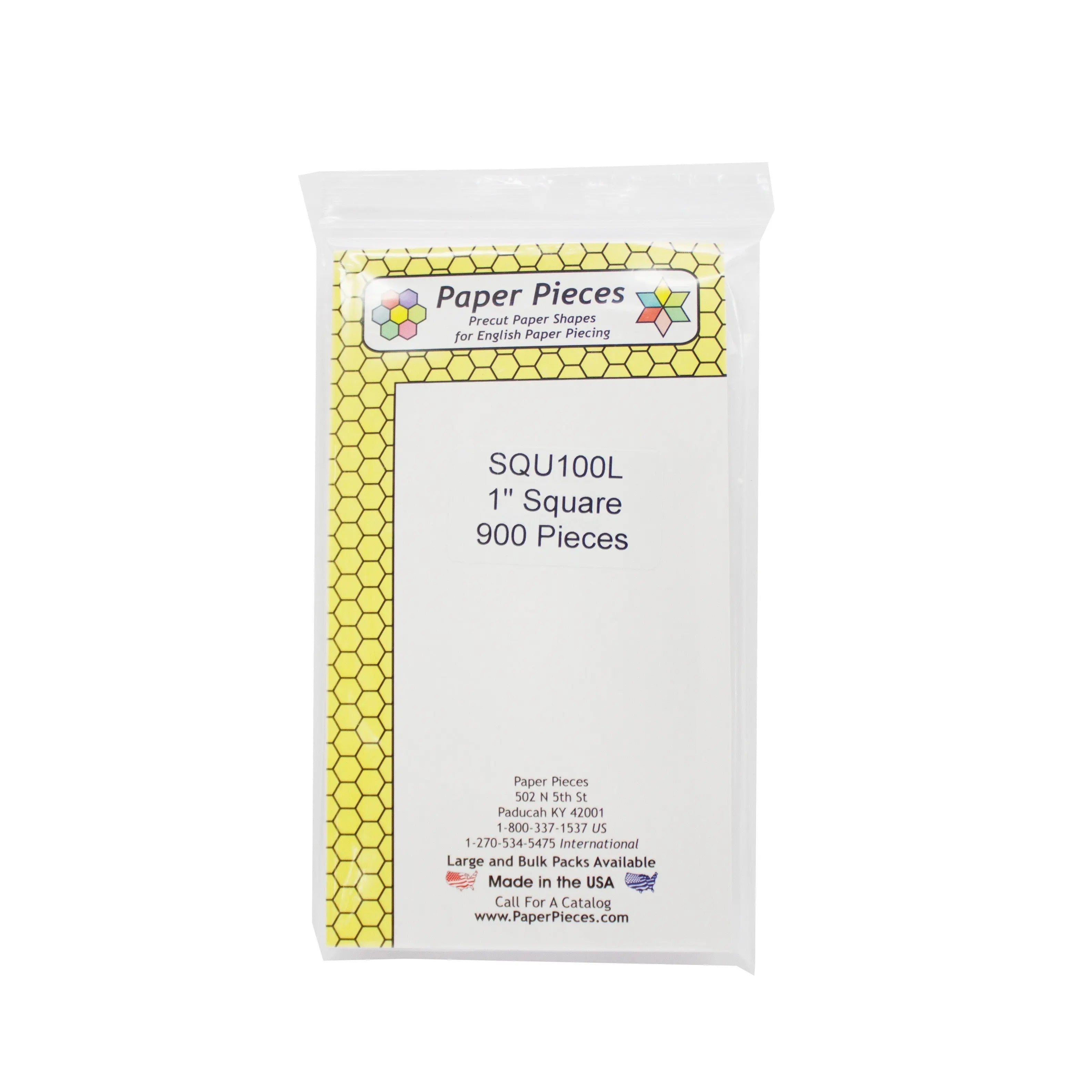 Paper Piece Square Pack 1in 900pc