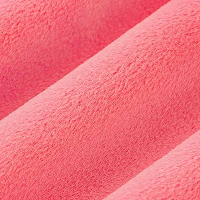 Paris Pink Solid Cuddle 3 58/60" Fabric per yard