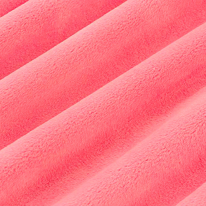 Paris Pink Solid Cuddle 3 58/60" Fabric per yard