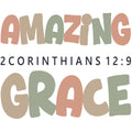 Pastel Amazing Grace Fabric Panel 1